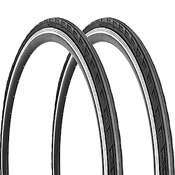 【中古】【輸入品・未使用】2パック タイヤ 700x25 30TPI ロードバイク 自転車タイヤ シティコミューター用