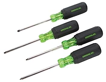 【中古】【輸入品・未使用】グリーンリー0353-01Cスクリュードライバーセット、スクエアリセスチップ、4ピース
