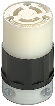 【中古】【インポート品・未当て嵌める】Leviton 7565-c 15?/ 10?amp、125雄捻子/ 250雄捻子、ロックコネクター、製作用品位、non-grounding、black-white