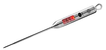【中古】【インポート品・未当て嵌める】Gefu ge89247 Digital Thermometer BBQ Metal 28 x 11 x 11 糎 Stainless Steel
