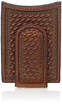 【中古】【輸入品・未使用】Nocona Belt N5428908 Basket Magnet Money Clip, Tan - One Size