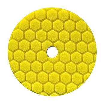 【中古】【輸入品・未使用】Chemical Guys Hex-Logic Quantum カッティングパッド 中?厚手 6.5 イエロー BUFX111HEX6