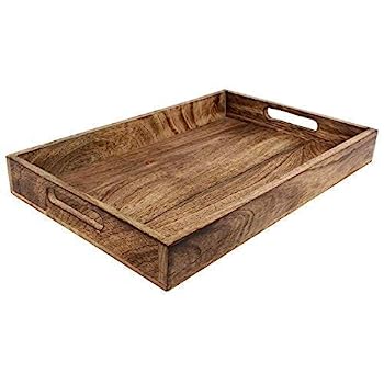 【中古】【輸入品・未使用】GoCraft Handmade 15" Classic Wooden Tray for Serve Ware Kitchen Accessories｜スカイマーケットプラス