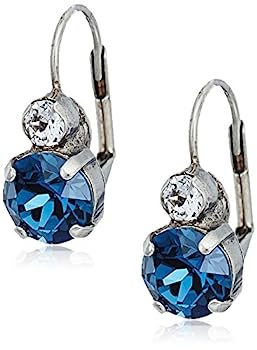 【中古】【輸入品・未使用】ソレリバトルブルー ラウンドクリスタル フレンチワイヤードロップイヤリング|スカイマーケットプラス