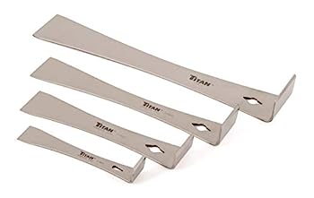 【中古】【輸入品・未使用】Titan Tools - 4-Pc Stainless Steel Pry Bar Set (17009)
