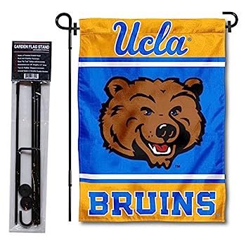 【中古】【インポート品・未当てはめる】College Flags \u0026 Banners Co. UCLA ブルーインズ 苑地信号旗 照明ランプ保持者付き添い人