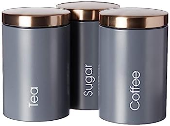 【中古】【輸入品・未使用】MegaChef 食品保存と整理容器セット コレクション 3点 グレー
