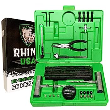 【中古】【輸入品・未使用】Rhino USA タイヤプラグ修理キット (86ピース) パンク&プラグフラットを簡単に固定 - 高耐久フラットタイヤパンク修理キット 車 オートバイ ATV|スカイマーケットプラス