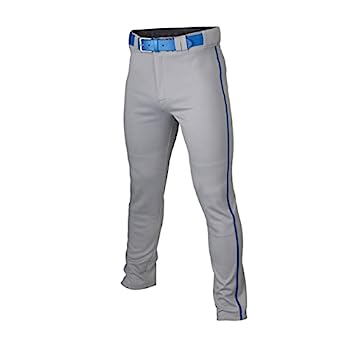 【中古】【インポート品・未当て嵌める】EASTON RIVAL+ Piped Baseball Pant, Grey/Royal, Adult Medium