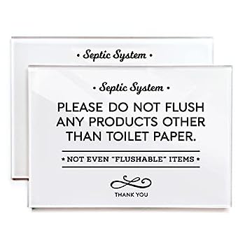 【中古】【輸入品・未使用】Reilly Originals 3.5 x 5インチ S&エレガント デザイナー アクリル バスルーム サイン ~ 浄化槽システム ~ 接着剤付き ~ 洗濯可能 プレミアム光｜スカイマーケットプラス
