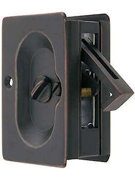【中古】【インポート品・未当て嵌める】割り増し金特性mid-centuryポケットドアプライバシーロックセット、インチ 6完成 2101SS 1
