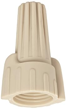 【中古】【輸入品・未使用】Easy-Twist Winged Wire Connector, Standard Type, 22-8 AWG Wire Range, 600V, Tan (Large Jar of 450) by NSI
