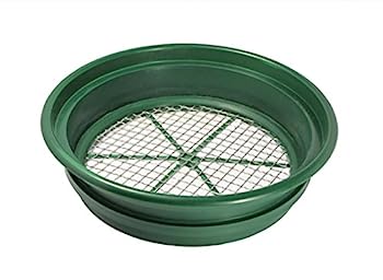 【中古】【輸入品・未使用】13 3/4 Top Gold Sifting Pan with 11 Bottom 1/2 Mesh Size, Fits 5gal. Bucket by Sona