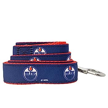 【中古】【輸入品・未使用】NHL Edmonton Oilers Dog Leash, 1.2m/Small, Royal
