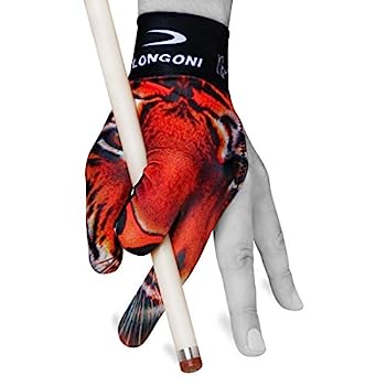 【中古】【輸入品・未使用】LONGONI Billiard POOL CUE GLOVE Tiger for Left hand｜スカイマーケットプラス