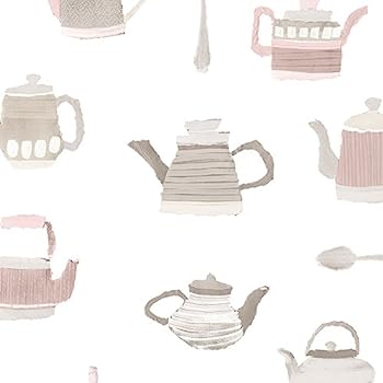 【中古】【インポート品・未当て嵌める】Norwall ck36633?Tea Pots壁紙雄捩子