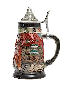 【中古】【輸入品・未使用】HomeBerry ビアジョッキビールスタインビールジョッキドイツビールスタインチョップビールピエールドイツビールジョッキジョッキセラミックビー