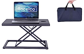 【中古】【インポート品・未当て嵌める】Rocelco 19in ポータブルノートパソコンライザー 高さ自然調整能力のある トラベルスタンディングデスクコンバーター 割り増し金 パウダーコンパクト Sit Stand