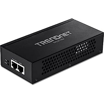 【中古】【インポート品・未当て嵌める】TRENDnet 2.5G PoE+インジェクター、TPE-215GI、PoE (15.4W)、PoE+ (30W)、非PoE界面をPoE+ 2.5G界面にうつり変わり、2.5GBASE-T判定基準、組み入れるワット数振り出し