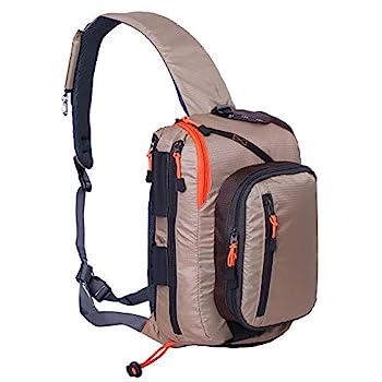 【中古】【輸入品・未使用】Kylebooker フライフィッシングスリングパック フィッシングタックルストレージ ショルダーバッグ (カーキ) 13,883円