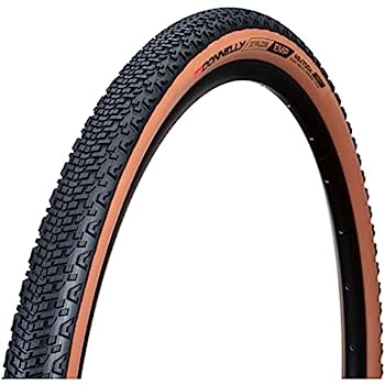 【中古】【インポート品・未当て嵌める】Donnelly、EMP、タイア、700x45C、折りたたみ、チューブレスレディ、アラミド、120TPI、タンウォール。