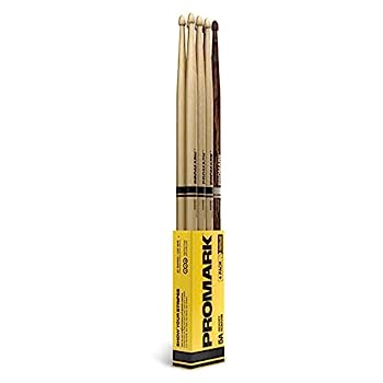 【中古】【輸入品・未使用】Promark ドラムスティック - 5A ドラムスティック - リバウンド - ヒッコリーウッド製 - ドラムアクセサリー - ドングリチップドラムスティック