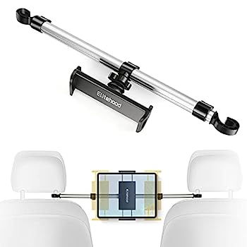 【中古】【輸入品・未使用】elitehood アルミ製iPadホルダー 車用 後部座席 揺れ防止 カータブレットホルダー 調節可能なヘッドレストiPadカーマウント iPad Mini iPad Air