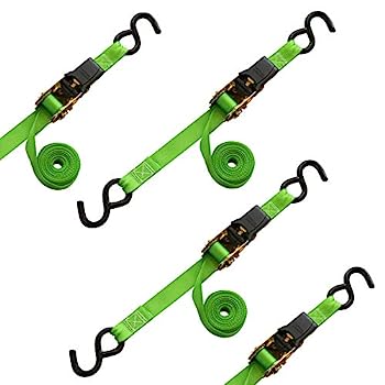 【中古】【輸入品・未使用】SmartStraps 145グリーン14?' 500ポンド容量パッド入りラチェットタイダウン、(パックof 4?)