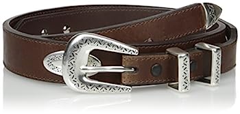 【中古】【インポート品・未当て嵌める】Nocona メンズ とっ始め御手々 ブラウンオーバルコンチョドレス US 大きさ: 34 色つや: 赤銅色