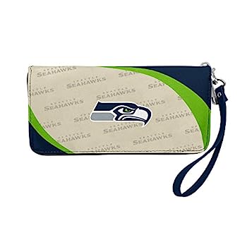 【中古】【インポート品・未当て嵌める】(Seattle Seahawks) - NFL Curve Zip Organiser Wallet スポーツ・アウトドア-その他