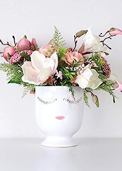 【中古】【輸入品・未使用】AFloral Celfie 花瓶 (5.5インチ x 6.75インチ L、ホワイト) 22,402円