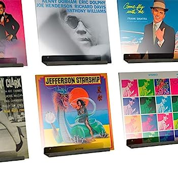 【中古】【輸入品・未使用】Hudson Hi-Fi LP Vinyl Record Wall Display ? Six Pack ? Display Your Daily Listening in Style ? Grey