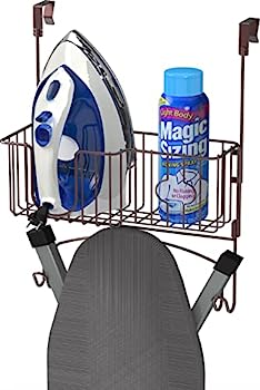 【中古】【輸入品・未使用】Simple Houseware Over-The-Door/Wall-Mount Ironing Board Holder, Bronze｜スカイマーケットプラス