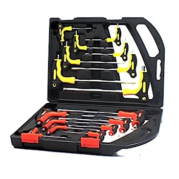 【中古】【輸入品・未使用】BOCHAMTEC 六角レンチとドライバーセット Tバーハンドルスパナセット スタートルクスと六角ボールエンドドライバーキット DIY修理用ケース付き 1