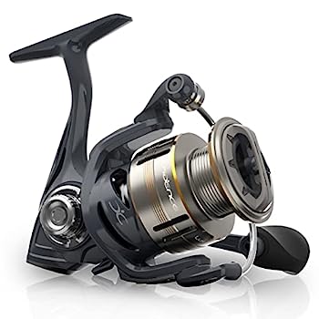 【中古】【インポート品・未当て嵌める】Cadence Lux スピニングフィッシングリール - 超柔らかいで豪然たるなスピニングリール 9+1遮蔽物BB付き添い人 カーボンファイバーフレーム 最高限度35ポン リール本体-リール
