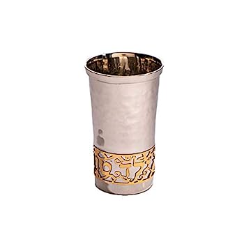 【中古】【輸入品・未使用】Yair Emanel | Good Boy Yeled Tov 子供用キッドシュカップゴブレット | メタルカットアウト付き | Judaica (シルバー) YTA-5｜スカイマーケットプラス 13,507円