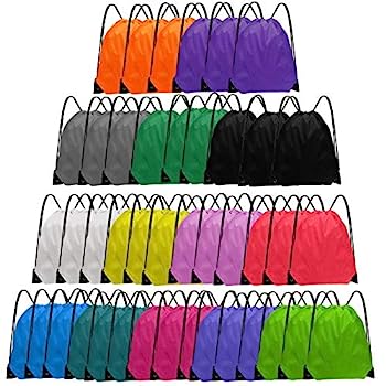【中古】【輸入品・未使用】Grneric 巾着バッグ ストリングバックパック バルクシンチバッグ バックパック キッズ レディース ジム, 14 Colors, 42 PCS