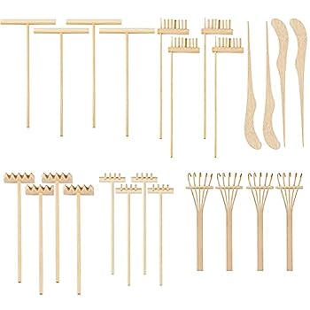 【中古】【輸入品・未使用】ZOENHOU 24個 ミニ 禅ガーデン レーキ ツール 禅ガーデン 竹 砂 レーキ セット 瞑想 ストレス解消 禅 ガーデン アクセサリー DIY ホーム オフィ|スカイマーケットプラス