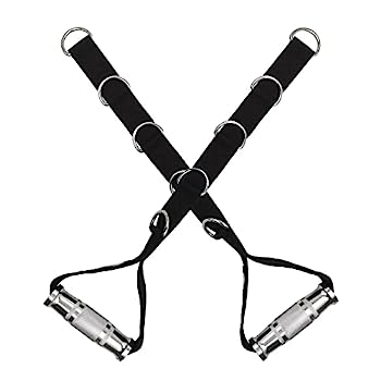 【中古】【インポート品・未当て嵌める】J Bryant Fitness メタルジムハンドル マルチD輪っか手持ち部分 高耐久 軽銀アロイ手持ち部分手持ち部分 思わしいなワークアウトハンドル プーリーラットプ