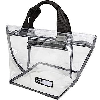 【中古】【輸入品・未使用】Rough Enough クリアパースバッグ スタジアム承認 レディース クリアハンドバッグ ジッパー付き コンサートバッグ イベント機能 TSA承認 旅行バ
