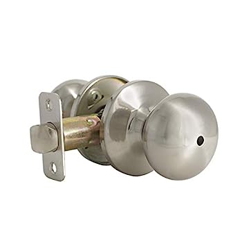 【中古】【輸入品・未使用】Knobonly 3個パック ベッドルーム バスルーム プライバシー ドアノブ キーレスドアノブ ブラッシュドニッケル仕上げ インテリアドアノブ フラッ 13,567円