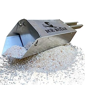 【中古】【輸入品・未使用】Ice Bully 手持ち式スプレッダー 塩 肥料 餌 種 砂用 多用途 スクープシェイカー 歩道 車道 駐車場で雪や氷の溶解を簡単に広げる