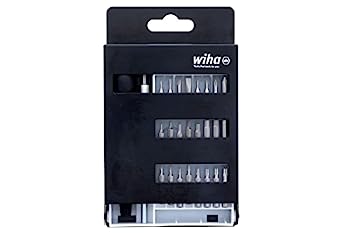 【中古】【輸入品・未使用】Wiha 75992 System 4 Precision Interchangeable Bit Set, Torx, Slotted, Phillips, Hex Inch, ESD Safe Precision Handle, 27 Piece In Compac