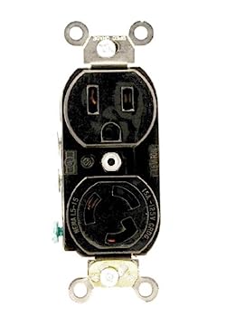 【中古】【インポート品・未当て嵌める】レビ英トン 4792 15アンペア 125雄捩子 二重ロックレセプタクル 産業点数 地べた 鍵を掛ける/引っ切り無いジャズバンド 黒いこと