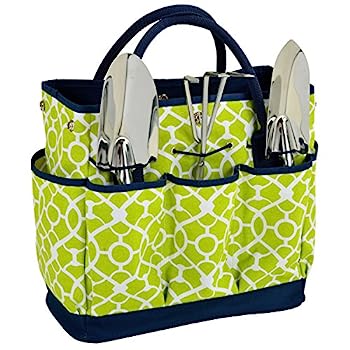 【中古】【輸入品・未使用】Picnic at Ascot ガーデニングトート ステンレススチールツール3つ付き - アメリカで設計&組み立て｜スカイマーケットプラス