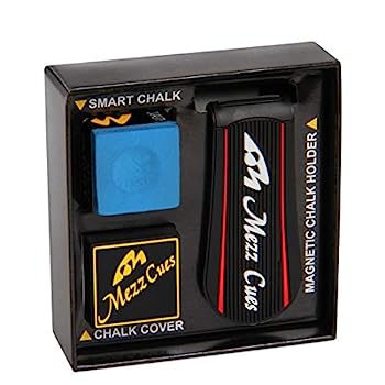 【中古】【輸入品・未使用】(Black w/White logo) - MEZZ Smart Chalk Set: Mezz Pool Cue Chalk + Chalk Holder + Chalk Cover｜スカイマーケットプラス