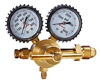 【中古】【輸入品・未使用】Nitrogen Regulator 0-600PSI CGA580 Inlet, 1/4\