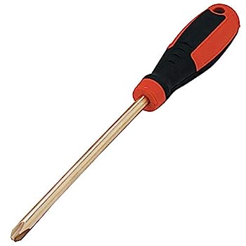 【中古】【輸入品・未使用】CS Unitec ドライバー プラスヘッド ノンスパーク 非磁性 耐腐食性 タイプ3(5mm)×6インチ ラウンドシャンク TUV認証 EX803-3B