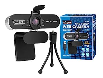 【中古】【輸入品・未使用】Vidpro CM-HD 1080P フルHD ウェブカメラ 内蔵マイクとミニ三脚付き プラグアンドプレイ 85度 FOV USB ウェブカメラ ノイズキャンセリングフィル|スカイマーケットプラス