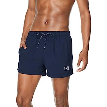 【中古】【輸入品・未使用】Speedo Men's Swim Trunk Short Length Redondo Solid, New Peacoat, Small
